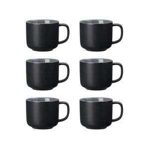 Ritzenhoff & Breker JASPER Kaffeetasse 240 Ml Grau 6er Set 17