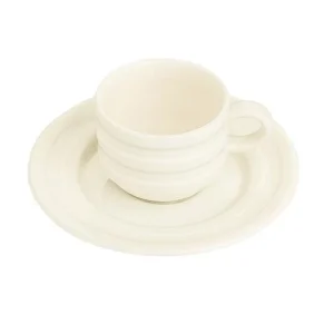 Null Tasse Nefryt Mit Untertasse 90 Ml (12 Stück) Von CHEFGASTRO 13