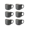 Ritzenhoff & Breker JASPER Kaffeetasse 240 Ml Grau 6er Set 23