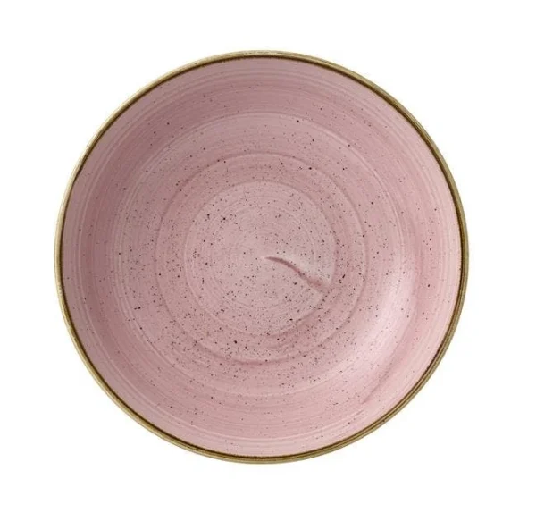 Churchill Stonecast Tiefer Teller Petal Pink ø24,8cm Pink (12 Stück) Von CHEFGASTRO 1