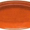 6 X Aura Terracotta Gourmet Platte Oval 34x19cm * – Bonna Premium Porcelain 25