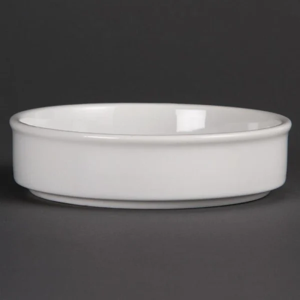 Olympia Whiteware Runde Auflaufförmchen 13,7cm 5