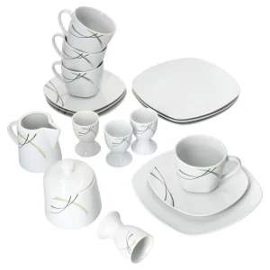 Null 18tlg. Kaffee Set Lilli Look Für 4 Personen 13