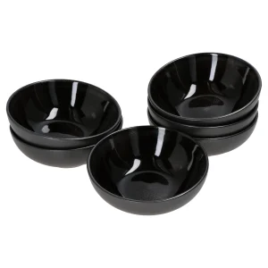 Null 6er Set Pudding-Schale Reactive Glaze Grey Black 6cm – 24321862 13