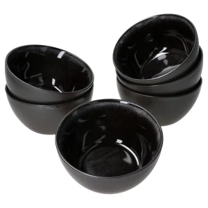 Null 6er Set Pudding-Schale Reactive Glaze Grey Black 6cm – 24321862 11