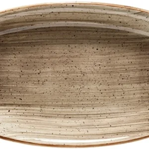 12 X Aura Space Gourmet Platte Oval 19x11cm * – Bonna Premium Porcelain 17