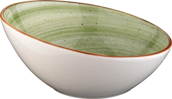 Bonna Premium Porcelain ATHVNT22KS Aura Therapy Bowl Schale, Salatschale, Schüssel, 21.5x22cm, 850ml, Porzellan, Hellgrün, 1 Stück 1