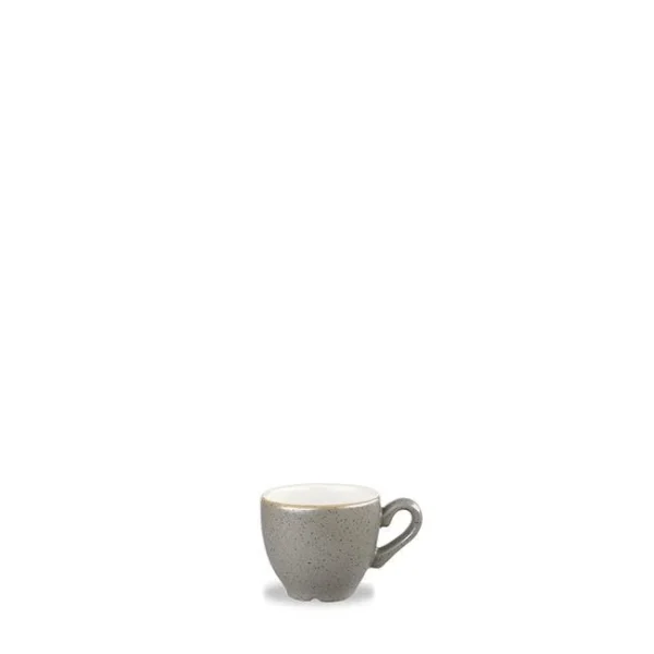 Churchill Stonecast Cappucino-Tasse Peppercorn Grey ø9,5cm 227ml Grau, Ohne Untertasse (12 Stück) Von CHEFGASTRO 6