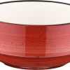 6x Dipschalen Snackteller Schälchen Rot Creme Geschirr Porzellan Rund Bonna Aura Passion Banquet Stapelschale 12cm 35cl 25